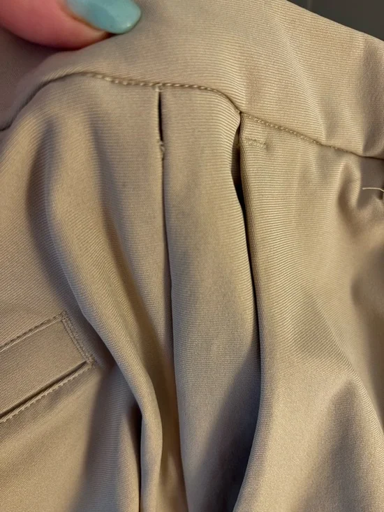 Lululemon Commission Pant Slim 32 Khaki Warpstreme Stretch Mens Chino Golf - Picture 6 of 6